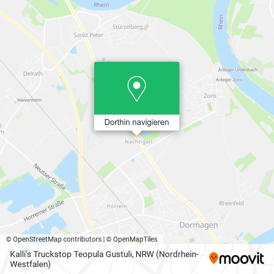Kalli's Truckstop Teopula Gustuli Karte