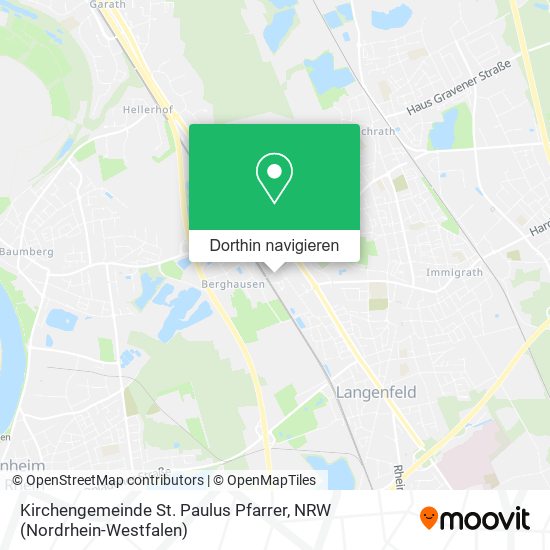 Kirchengemeinde St. Paulus Pfarrer Karte