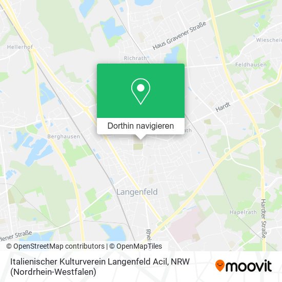 Italienischer Kulturverein Langenfeld Acil Karte