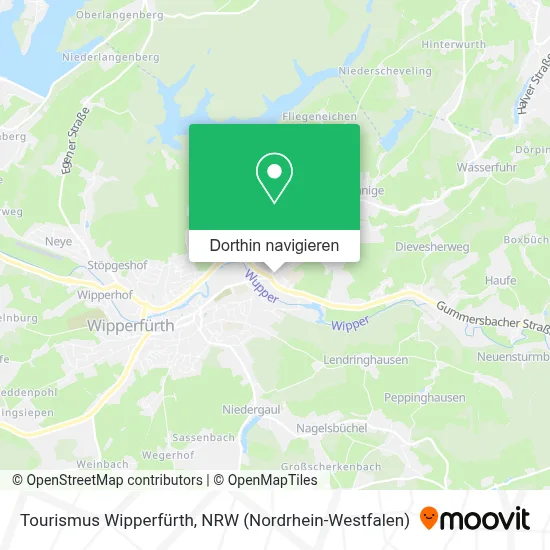 Tourismus Wipperfürth Karte