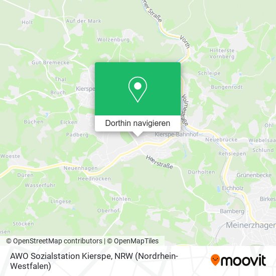 AWO Sozialstation Kierspe Karte