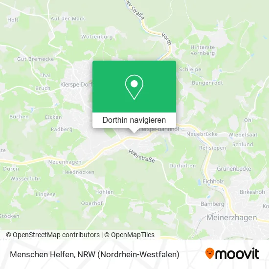 Menschen Helfen Karte