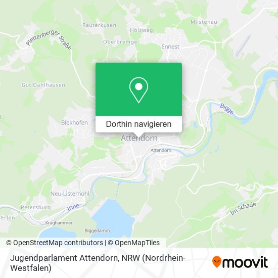Jugendparlament Attendorn Karte