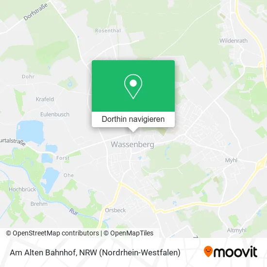 Am Alten Bahnhof Karte