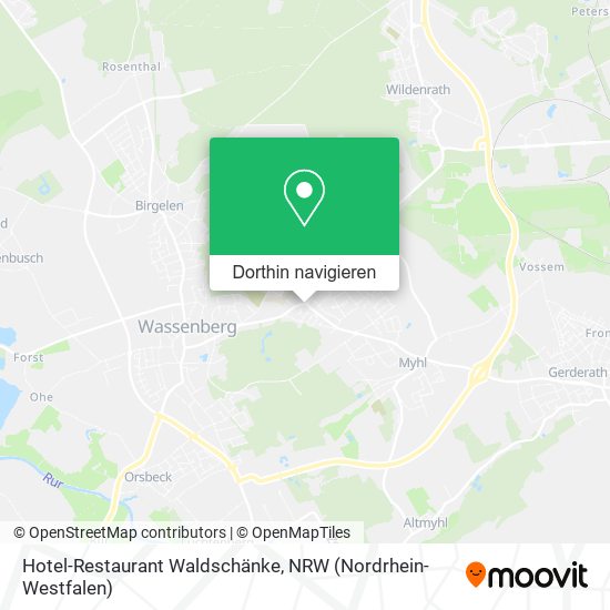 Hotel-Restaurant Waldschänke Karte