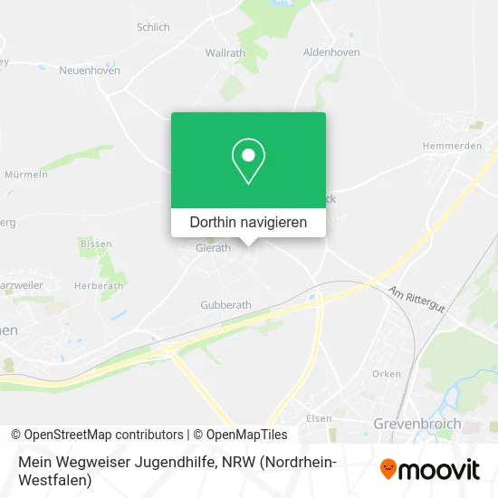 Mein Wegweiser Jugendhilfe Karte