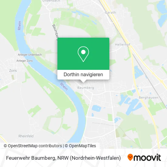 Feuerwehr Baumberg Karte