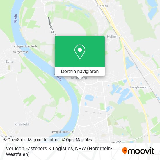 Verucon Fasteners & Logistics Karte