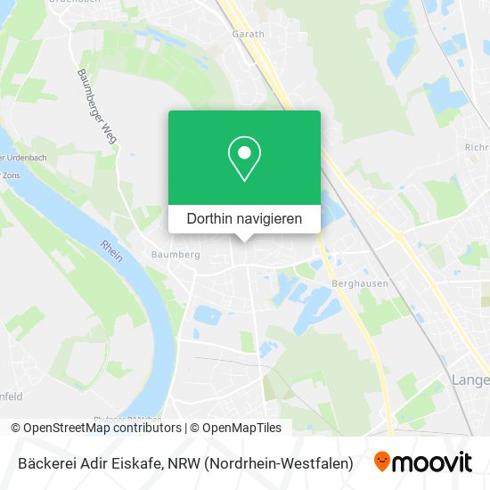 Bäckerei Adir Eiskafe Karte
