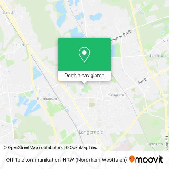 Off Telekommunikation Karte