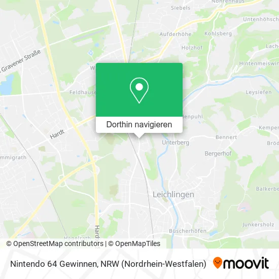 Nintendo 64 Gewinnen Karte