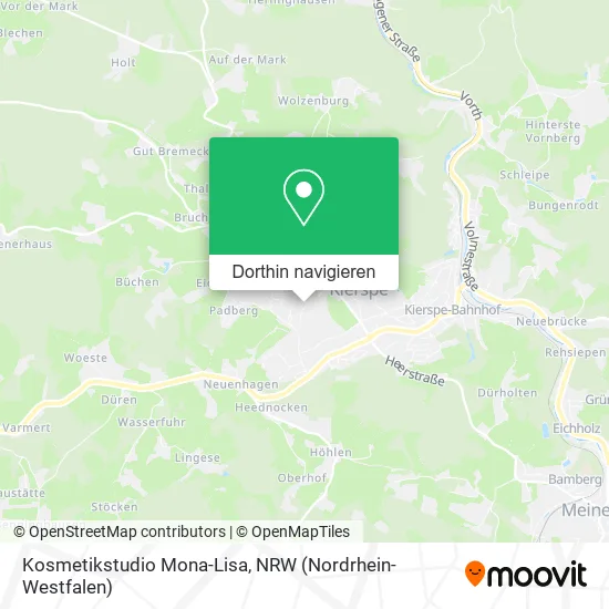 Kosmetikstudio Mona-Lisa Karte