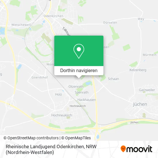 Rheinische Landjugend Odenkirchen Karte