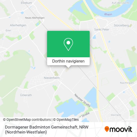 Dormagener Badminton Gemeinschaft Karte