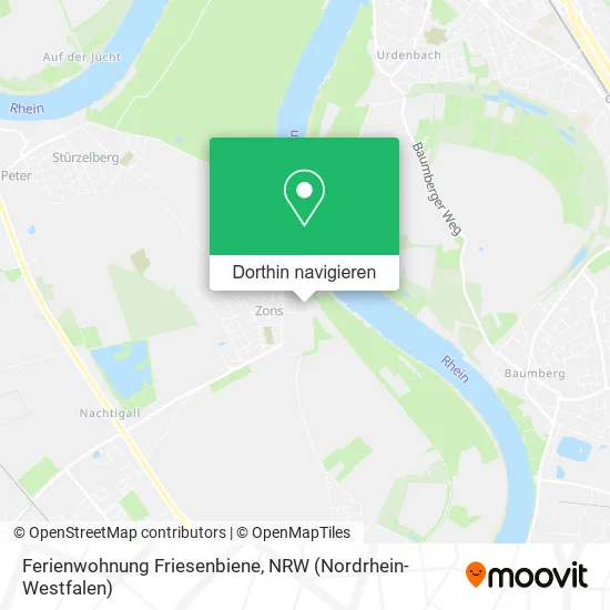 Ferienwohnung Friesenbiene Karte