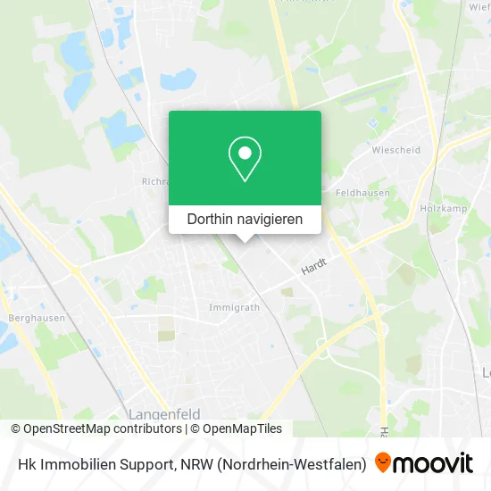 Hk Immobilien Support Karte