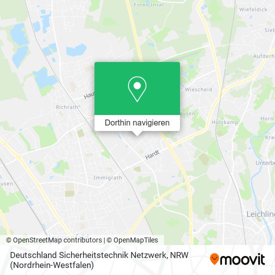Deutschland Sicherheitstechnik Netzwerk Karte
