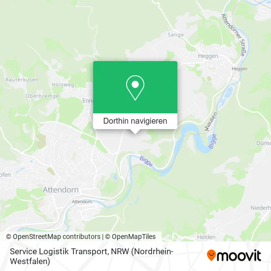 Service Logistik Transport Karte