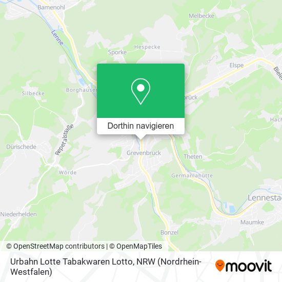 Urbahn Lotte Tabakwaren Lotto Karte