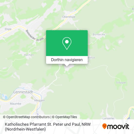 Katholisches Pfarramt St. Peter und Paul Karte