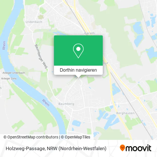 Holzweg-Passage Karte