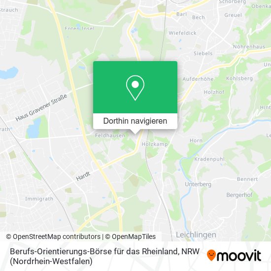 Berufs-Orientierungs-Börse für das Rheinland Karte