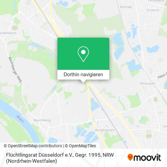 Flüchtlingsrat Düsseldorf e.V., Gegr. 1995 Karte