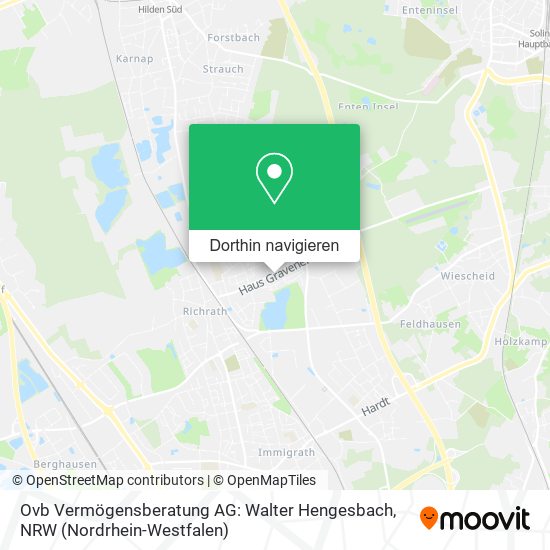 Ovb Vermögensberatung AG: Walter Hengesbach Karte