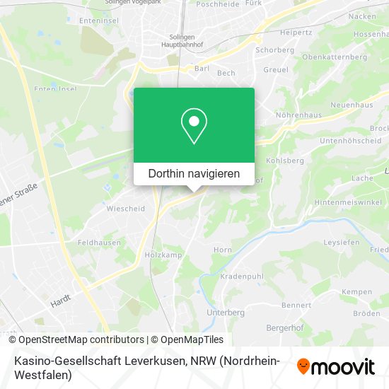 Kasino-Gesellschaft Leverkusen Karte