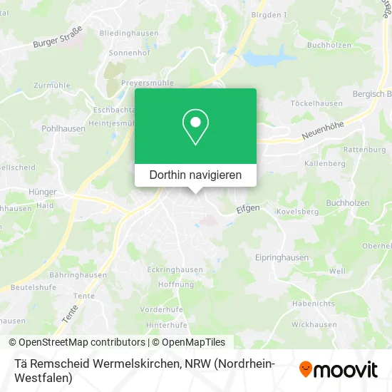 Tä Remscheid Wermelskirchen Karte