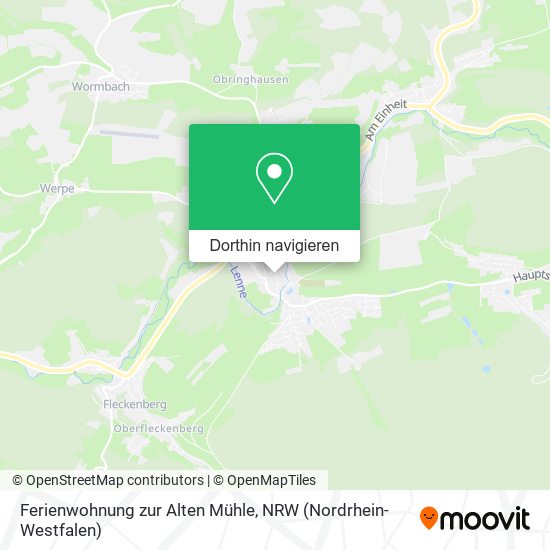 Ferienwohnung zur Alten Mühle Karte