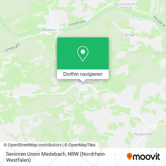 Senioren Union Medebach Karte