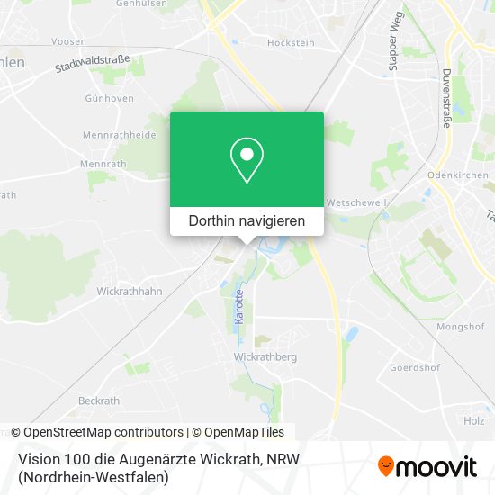 Vision 100 die Augenärzte Wickrath Karte