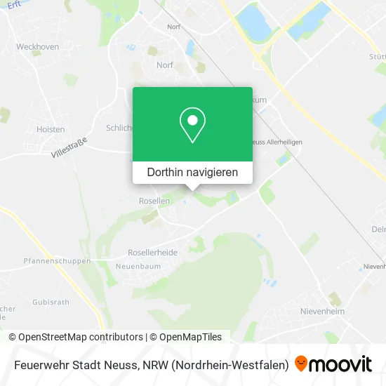 Feuerwehr Stadt Neuss Karte