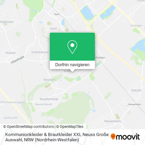 Kommunionkleider & Brautkleider XXL Neuss Große Auswahl Karte