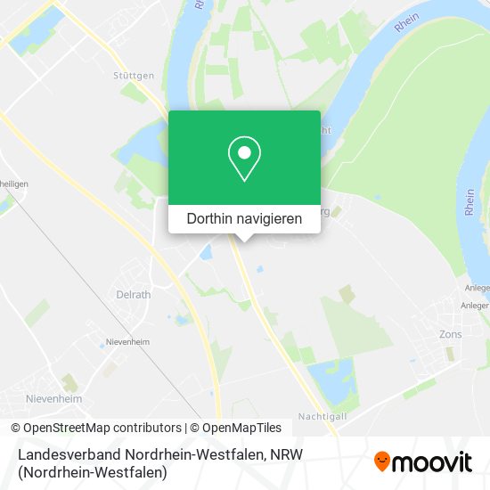 Landesverband Nordrhein-Westfalen Karte