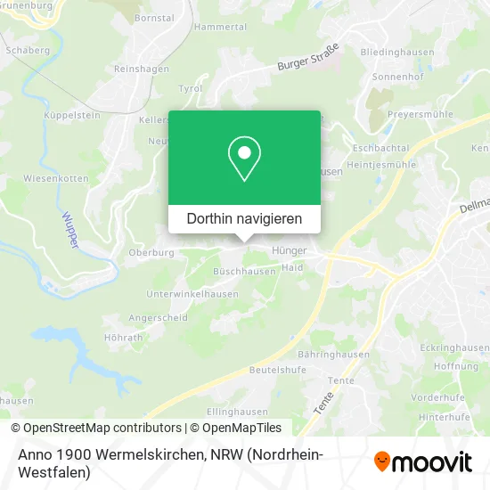 Anno 1900 Wermelskirchen Karte