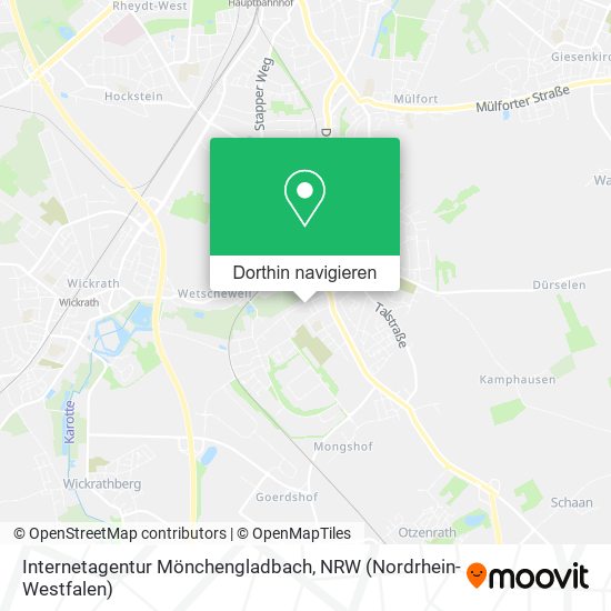 Internetagentur Mönchengladbach Karte