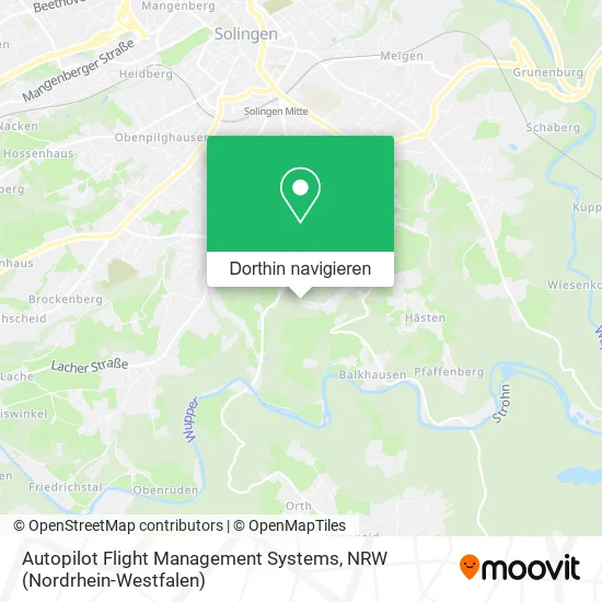 Autopilot Flight Management Systems Karte