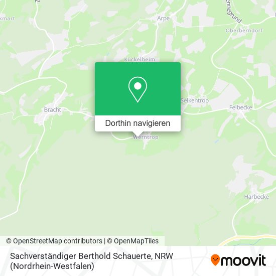 Sachverständiger Berthold Schauerte Karte