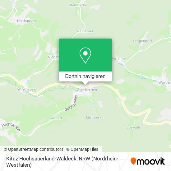 Kitaz Hochsauerland-Waldeck Karte