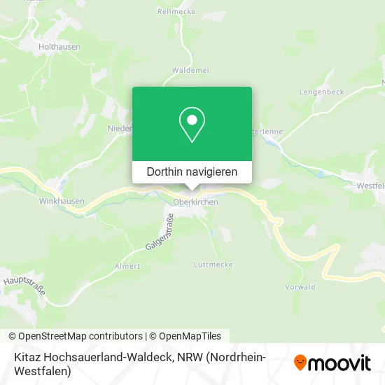 Kitaz Hochsauerland-Waldeck Karte