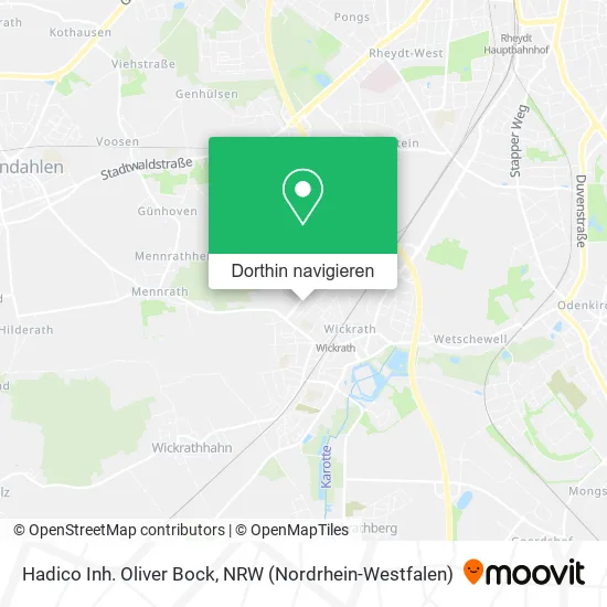 Hadico Inh. Oliver Bock Karte