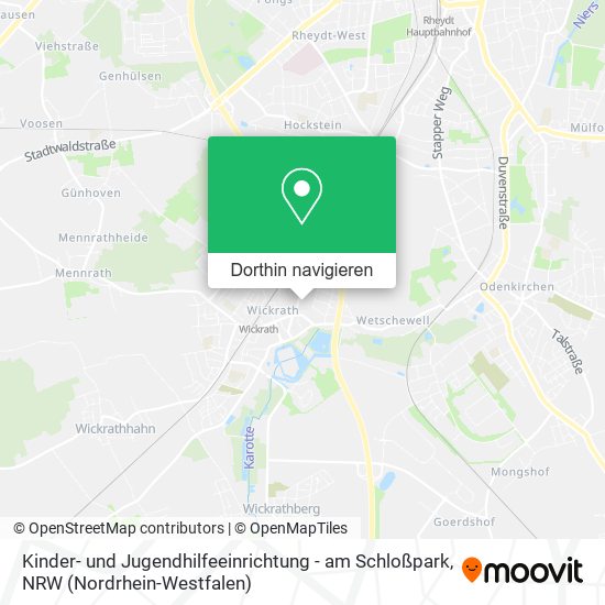 Kinder- und Jugendhilfeeinrichtung - am Schloßpark Karte