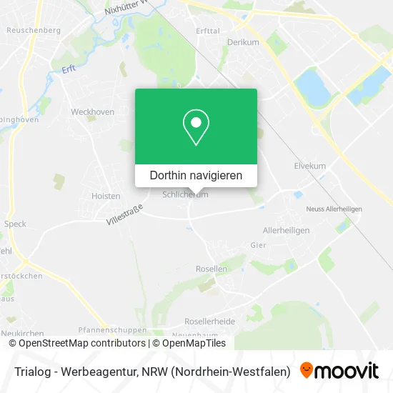 Trialog - Werbeagentur Karte