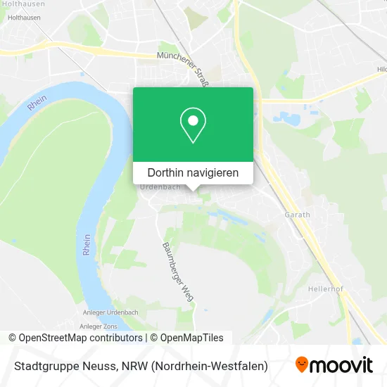 Stadtgruppe Neuss Karte