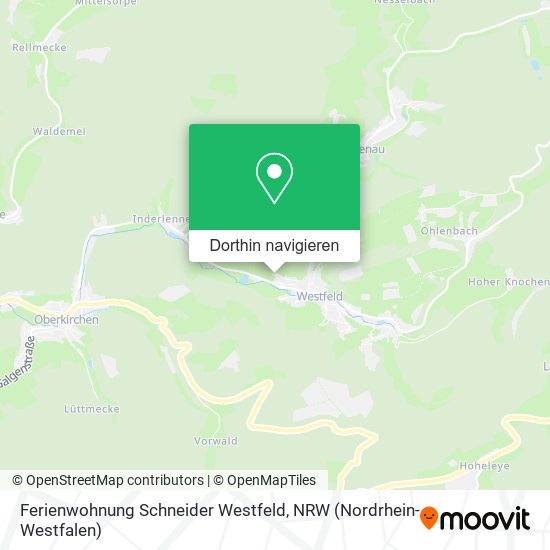 Ferienwohnung Schneider Westfeld Karte