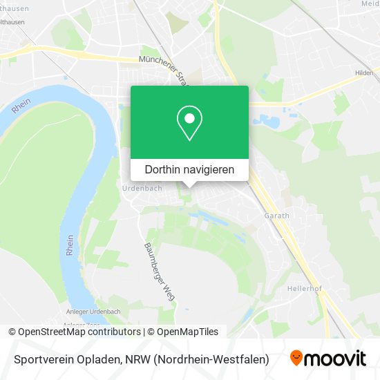 Sportverein Opladen Karte