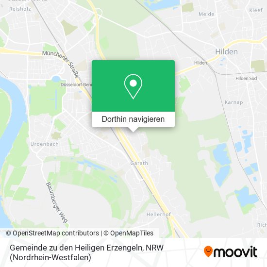Gemeinde zu den Heiligen Erzengeln Karte