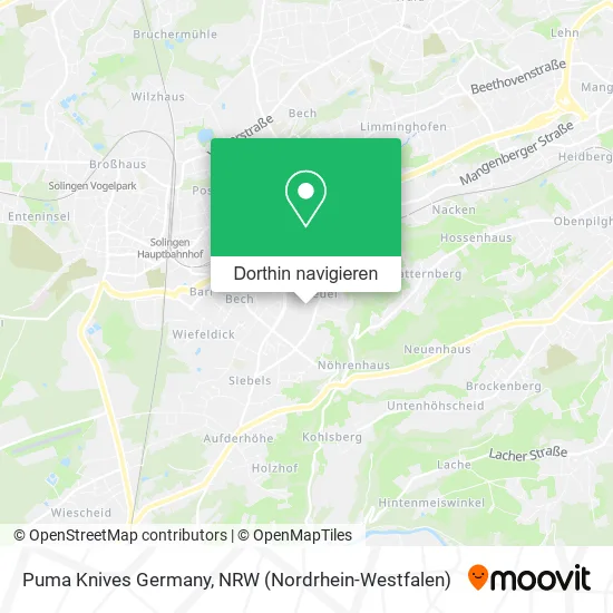 Puma Knives Germany Karte